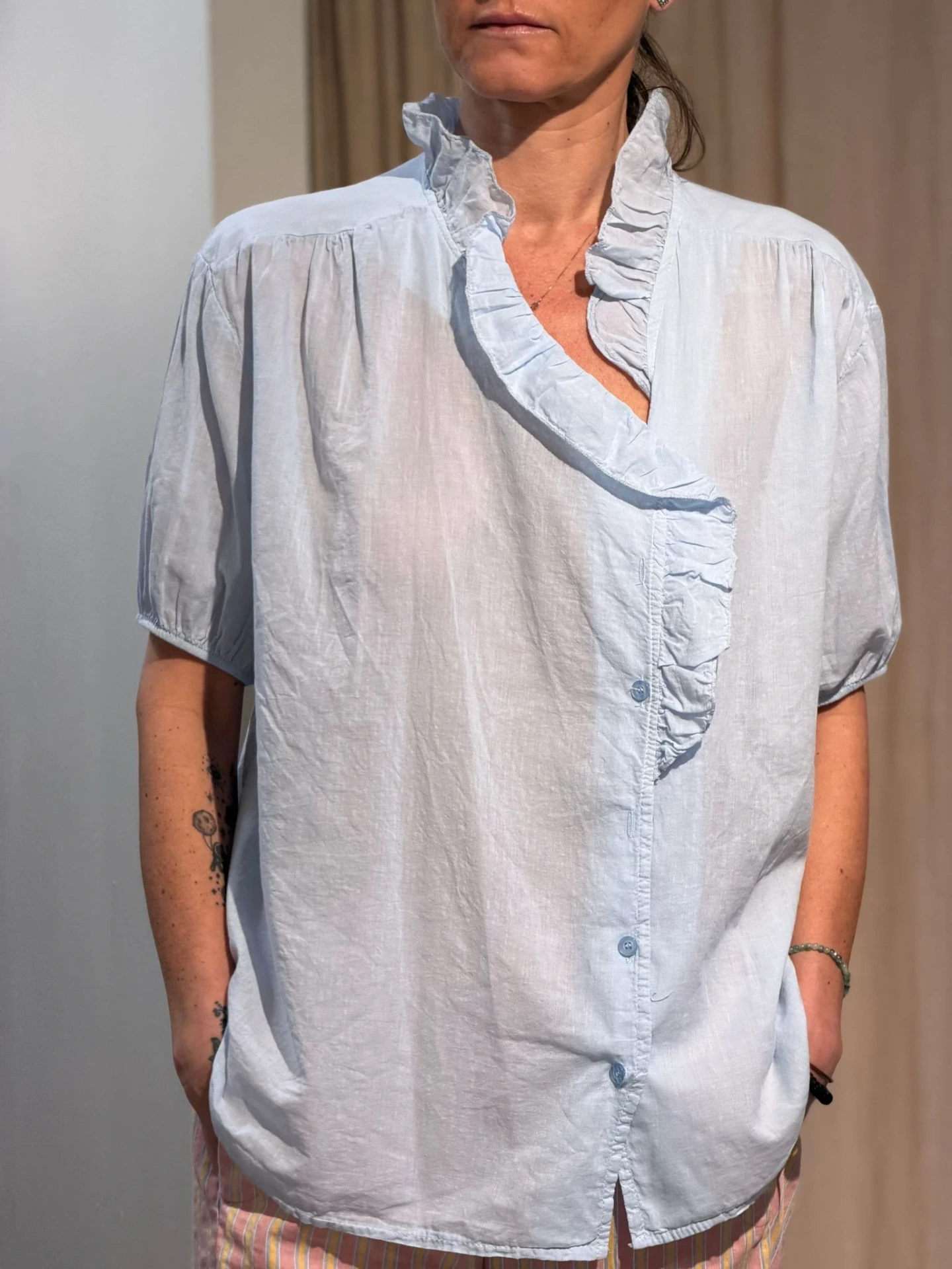 [56C31100719MSCIFAZUL] Blusa Dama