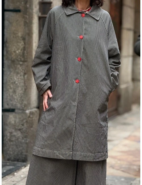 [56C32000145NEWAZUL] TRENCH RAYAS