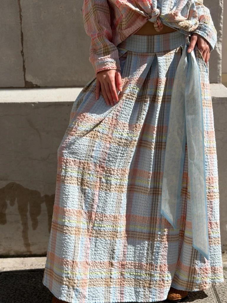 [56C4A8024C17AZUL] Falda Cova