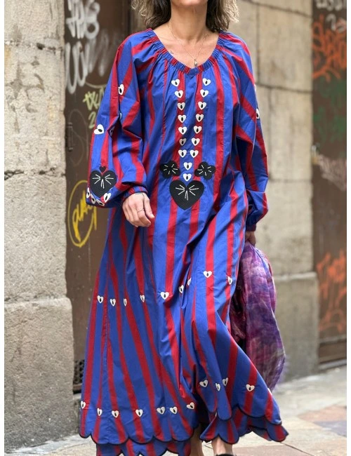[56C5W5913AZUL] VESTIDO
