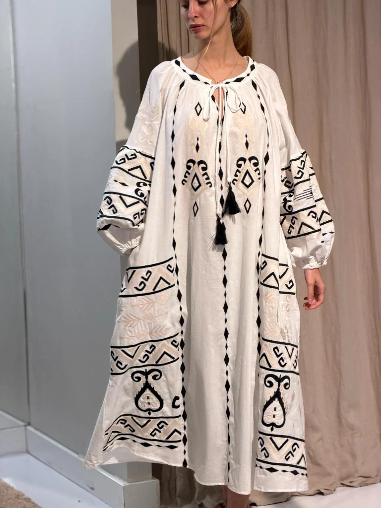 [56C10LA3893BEIGE-S] Vestido Marruecos (S)