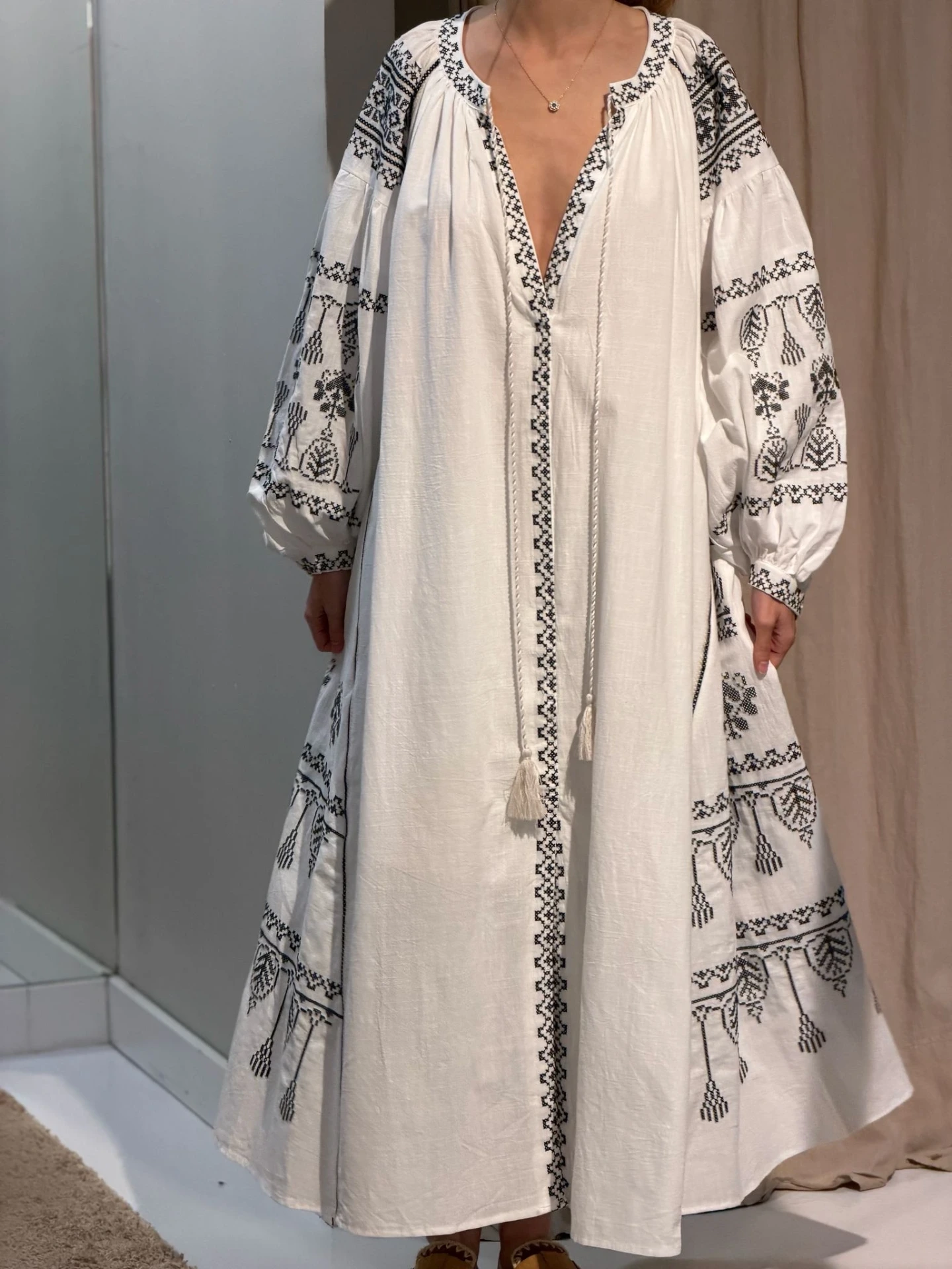 [56C10LA3886BLANCO-S] Vestido Egipto (S)