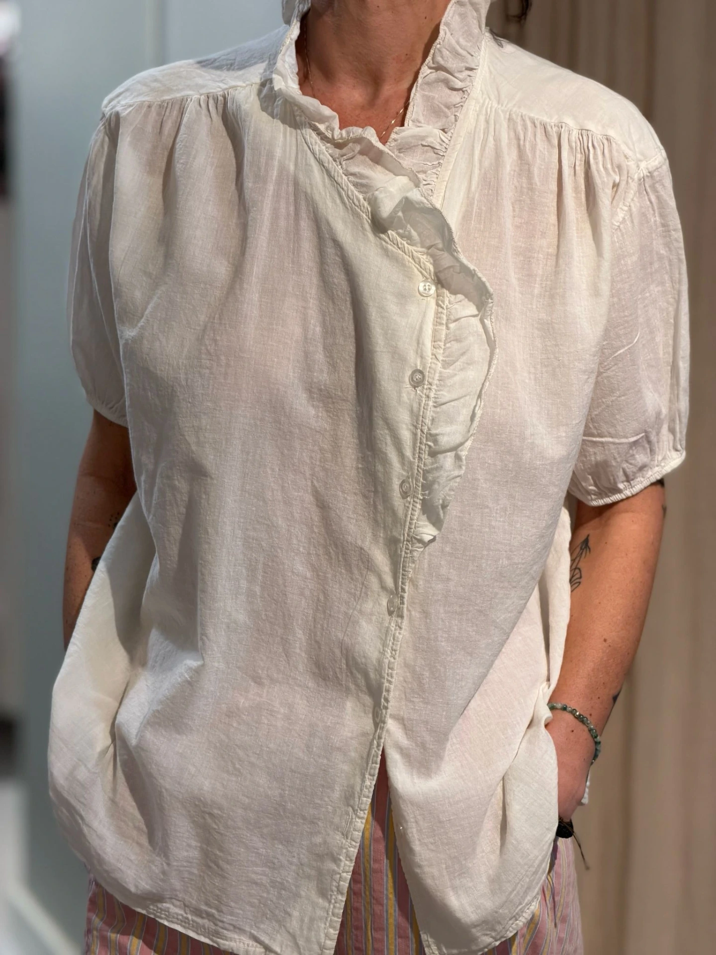 [56C31100719MSCIFBLANCO] Blusa Dama