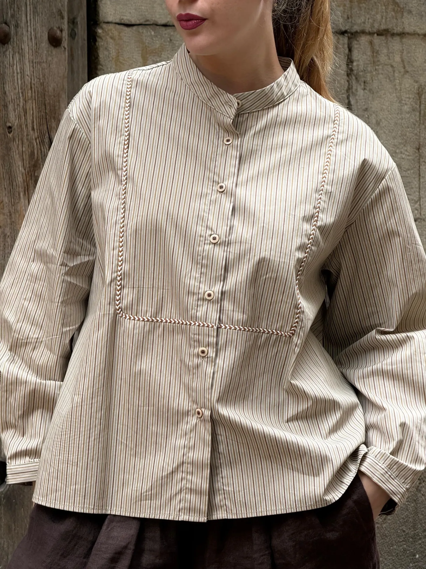 [56C1QC6173BEIGE] Camisa Mery