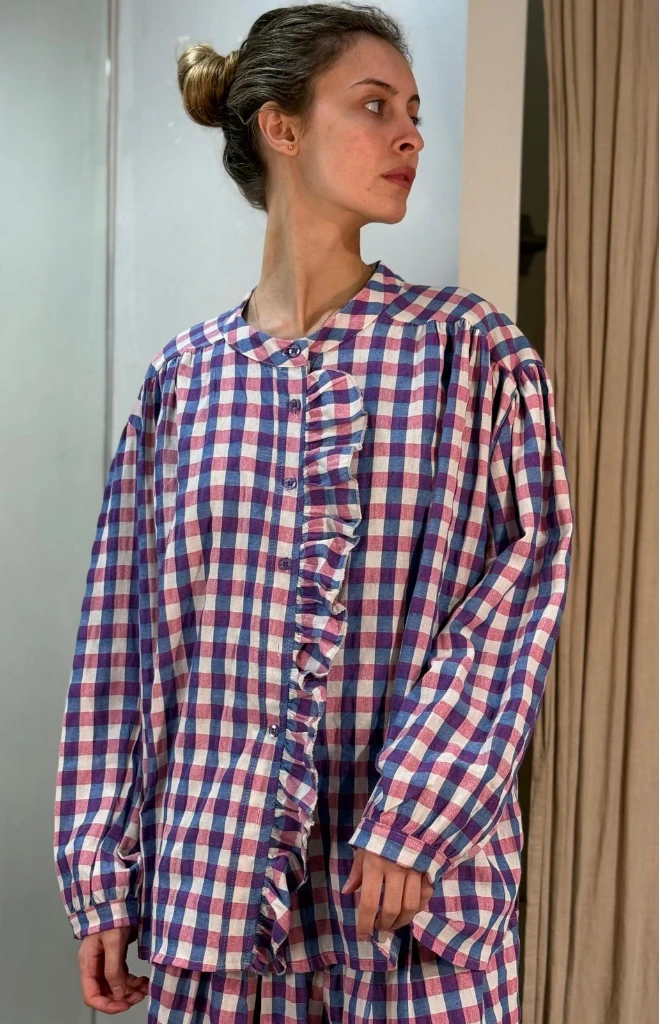 [56C31978930065GRANATE] BLUSA FREYA