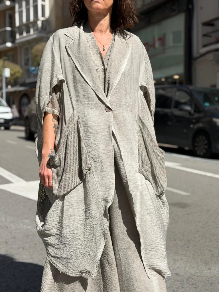 [56C2N269GRIS] Vestido Riju