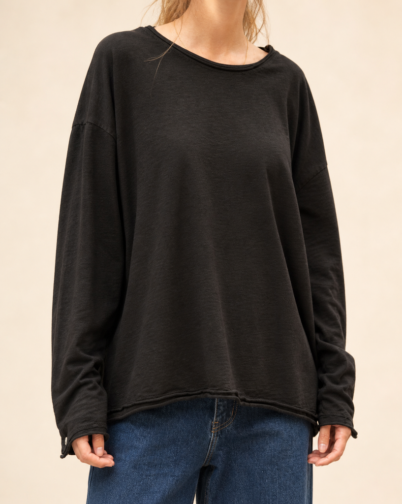 [56C554757MARRON] T-SHIRT CUELLO REDONDO