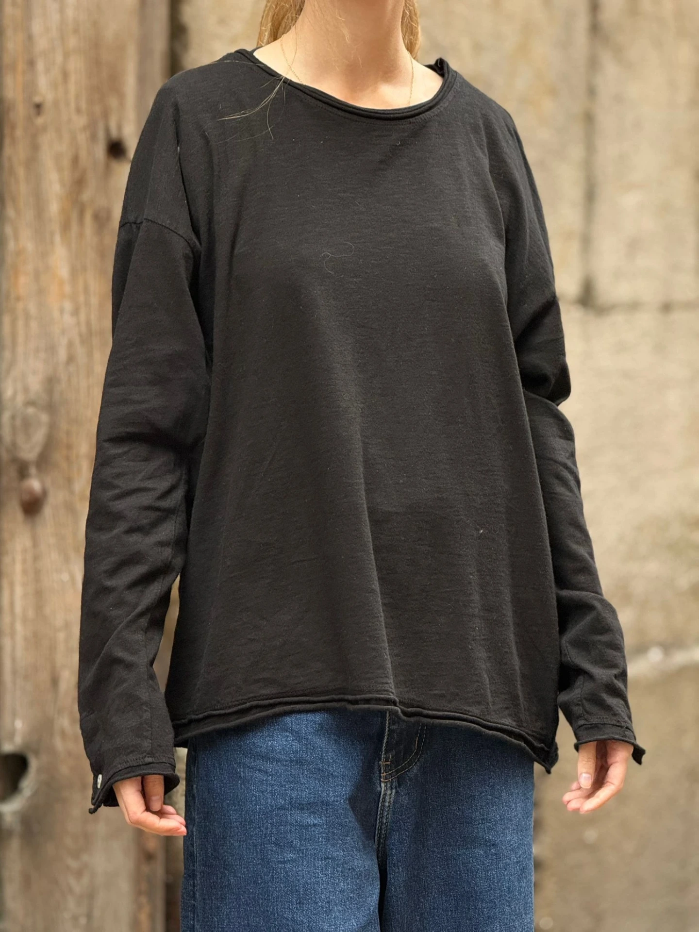 [56C554757MARRON] T-SHIRT CUELLO REDONDO