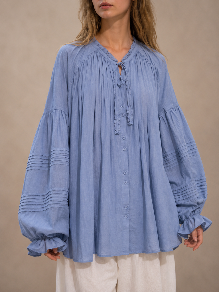 [57C7-W5917 AZUL] Blusa Bri