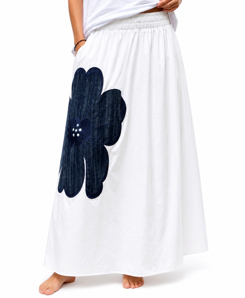 [57C9-A61008L BLANCO] FALDA