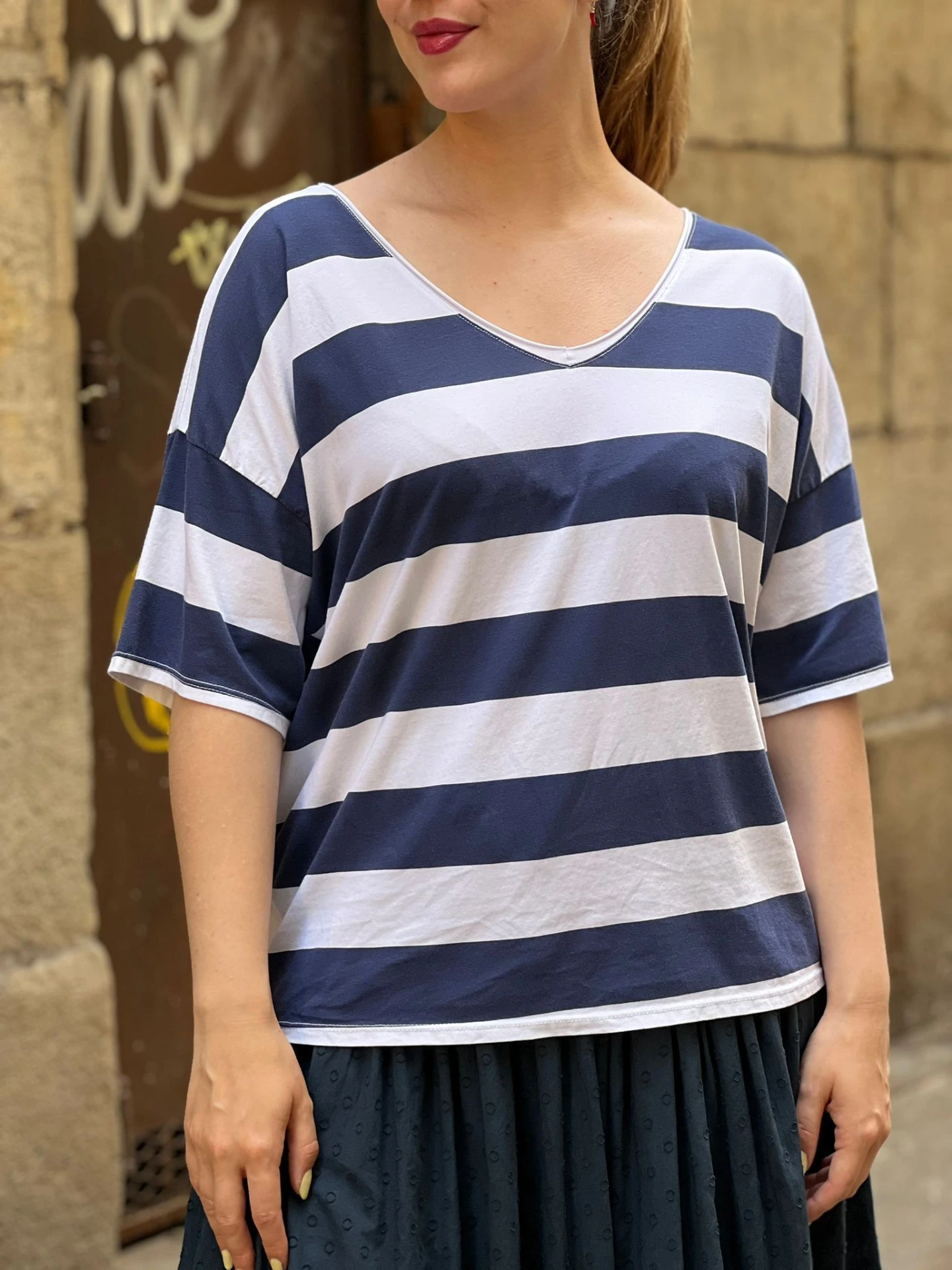 [57C3-6644AZULMARINO] T.SHIRT
