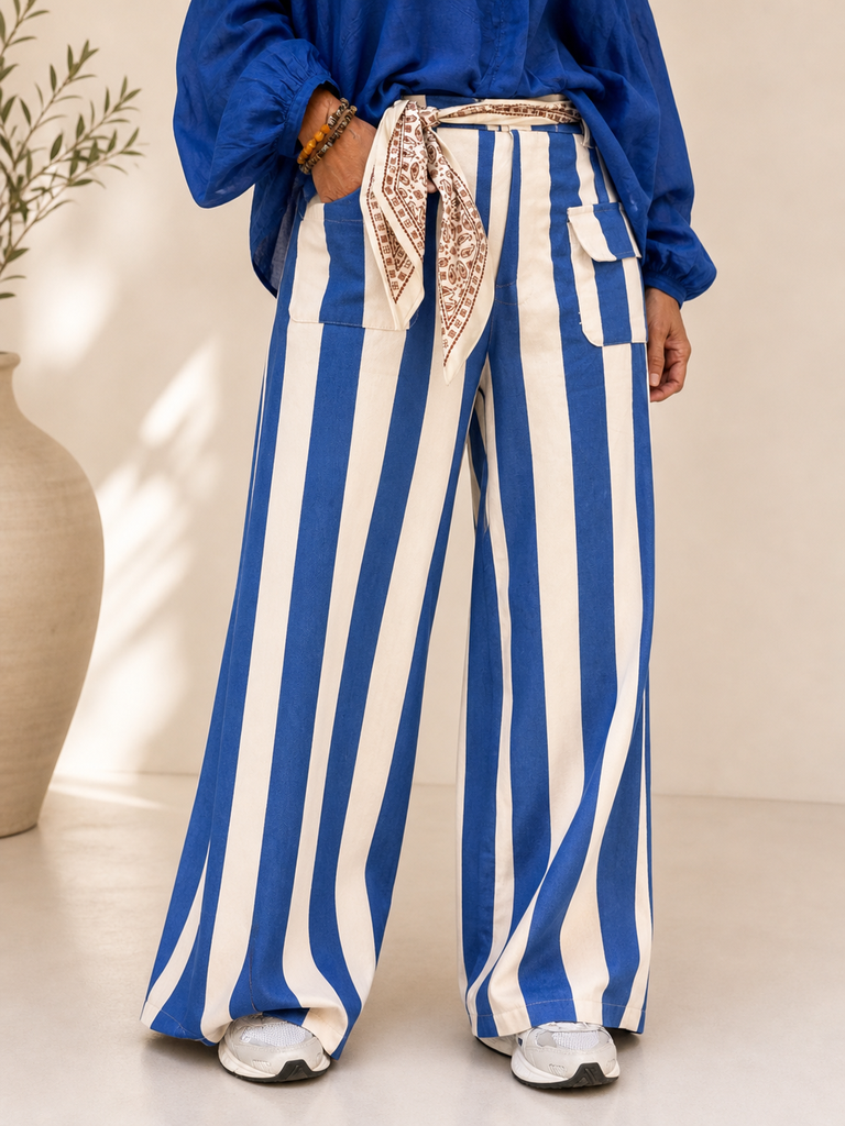 [57C8-9500511-COT873] PANTALÓN RAYAS