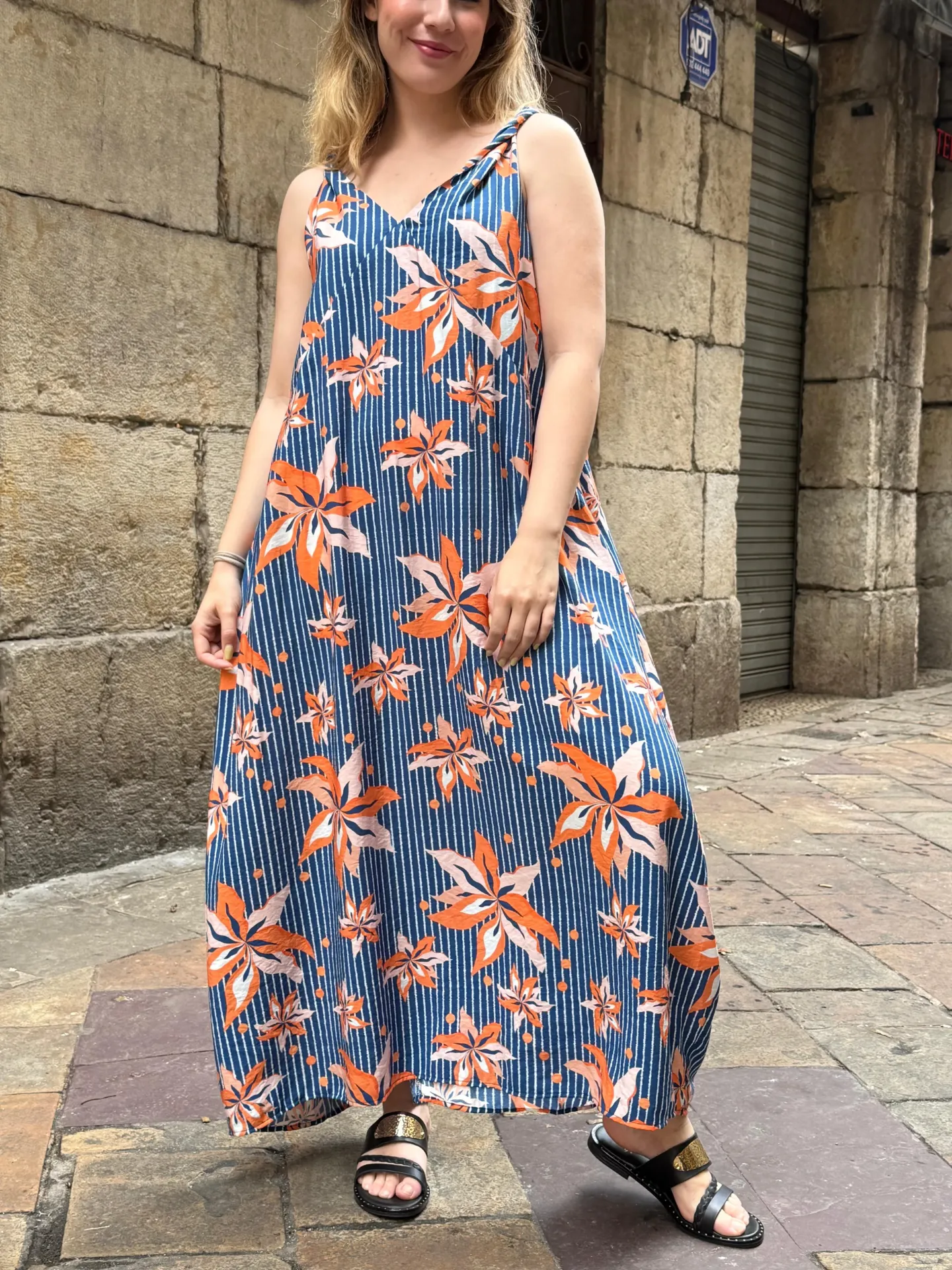 [58C1-QC6195] Vestido Verónica Azul