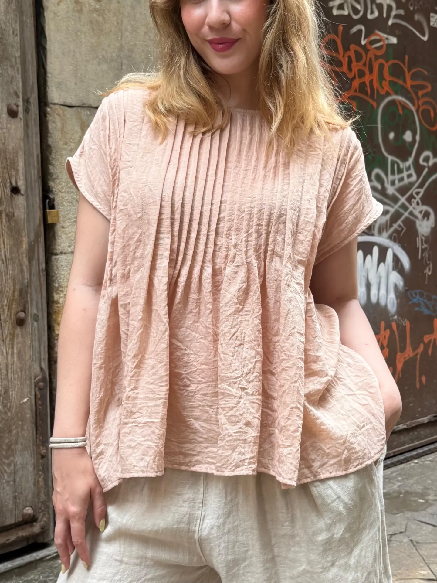 [58C1-ML3587-ROS] Top Misae Rosa