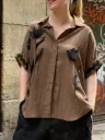 Blusa Rose Marrón