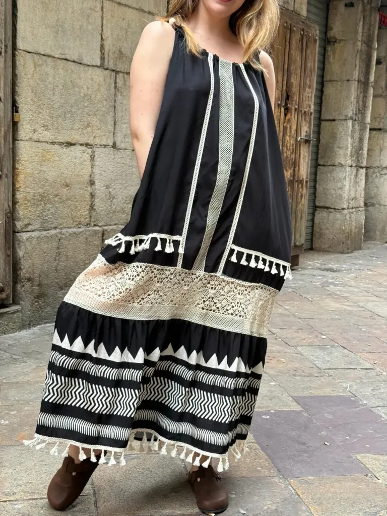 [58C2-B51488L-NEG] Vestido Clarisa