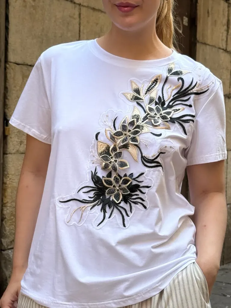 [58C2-A81001L-02-BLA] Camiseta Gloria Blanco