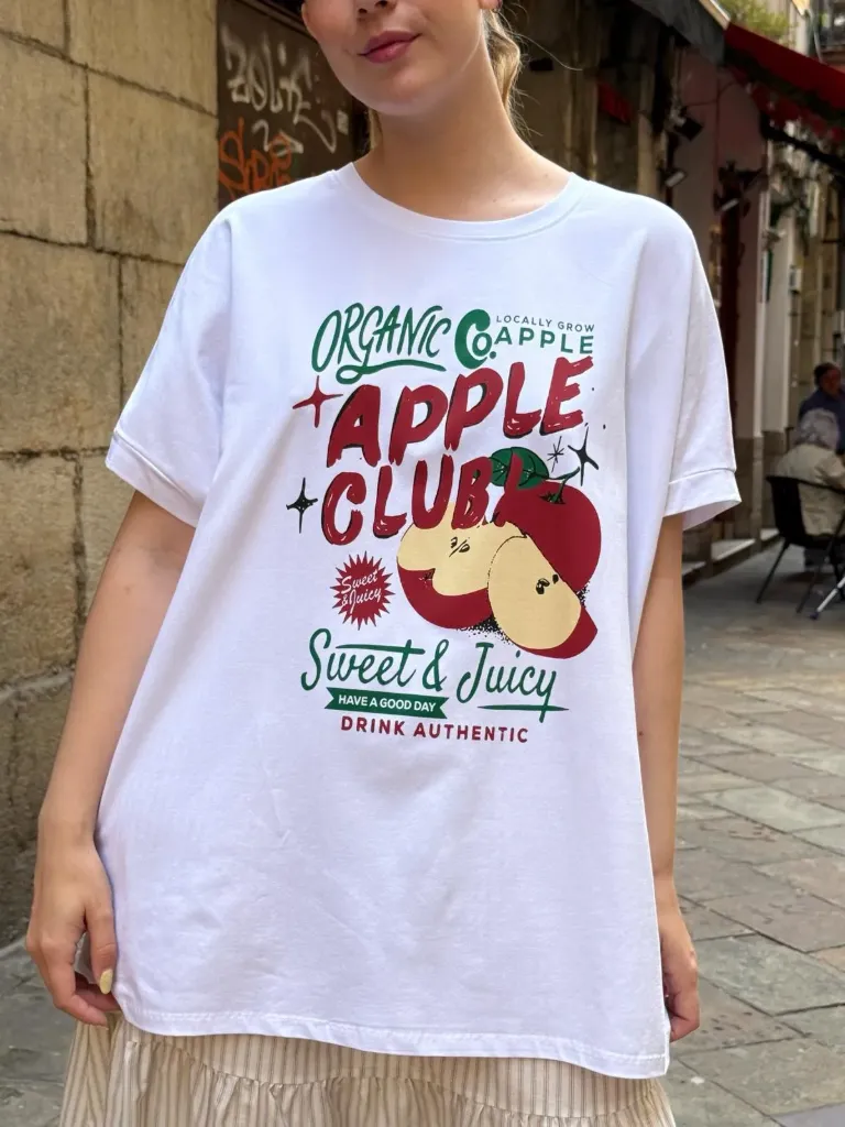 [58C2-SR58C2-56-BLA] Camiseta Apple