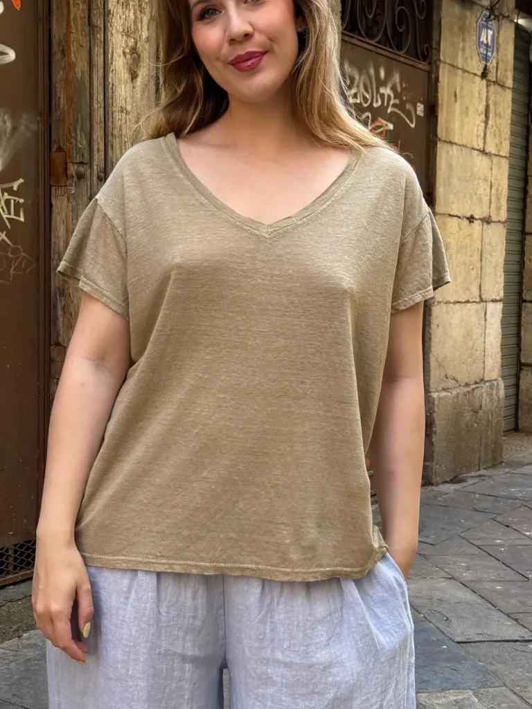 [58C4-55137-CAM] Camiseta Básica Camel