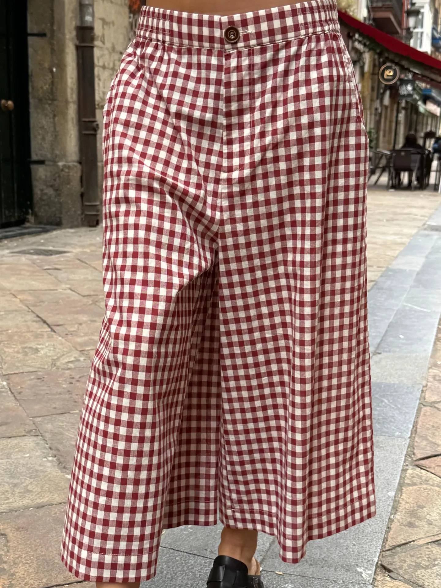 Pantalón Cuadros Arlo Rojo