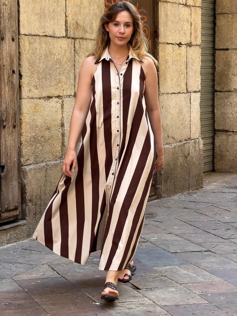 [58C5-H4601-C12-MAR] Vestido cuello