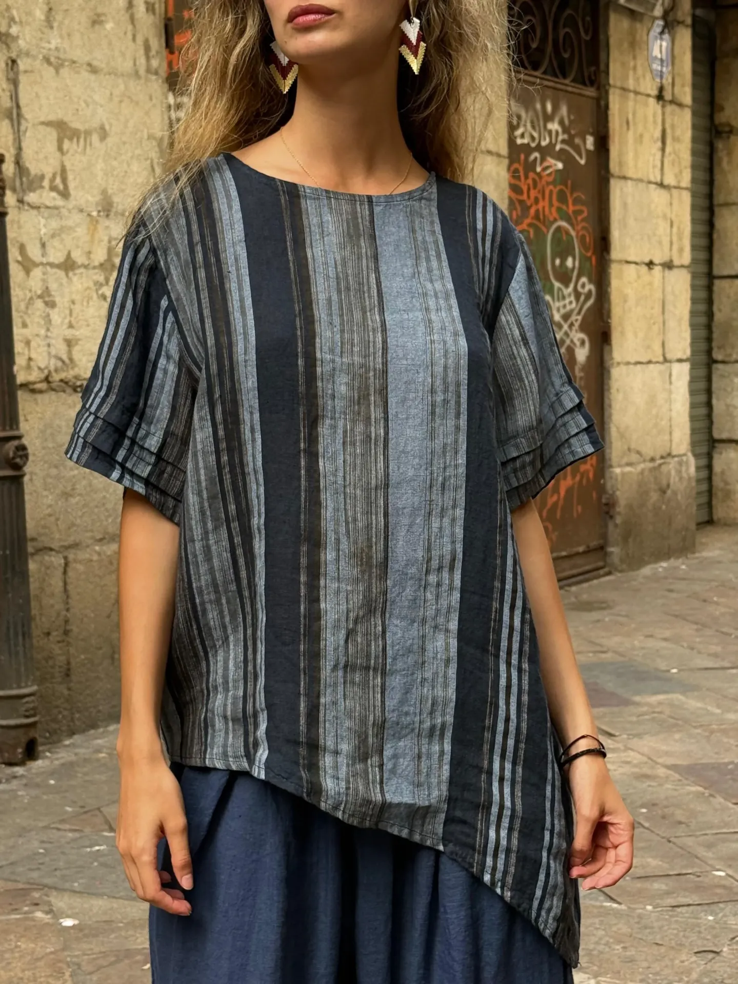 [58C5-A8383-L11-AZU] Top Mara Azul