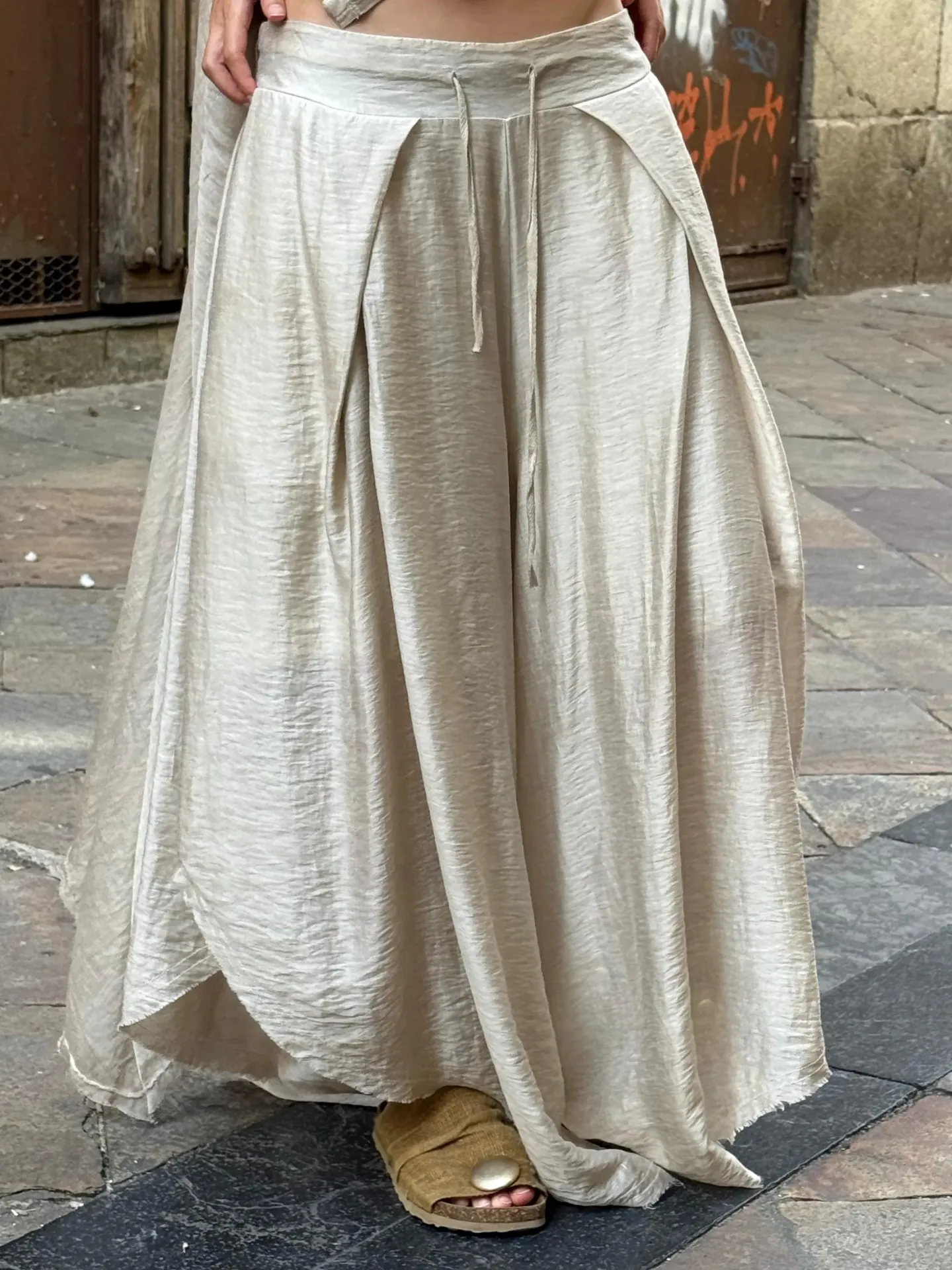 [58C10-N335-BEI] Pantalón Fiona Beige