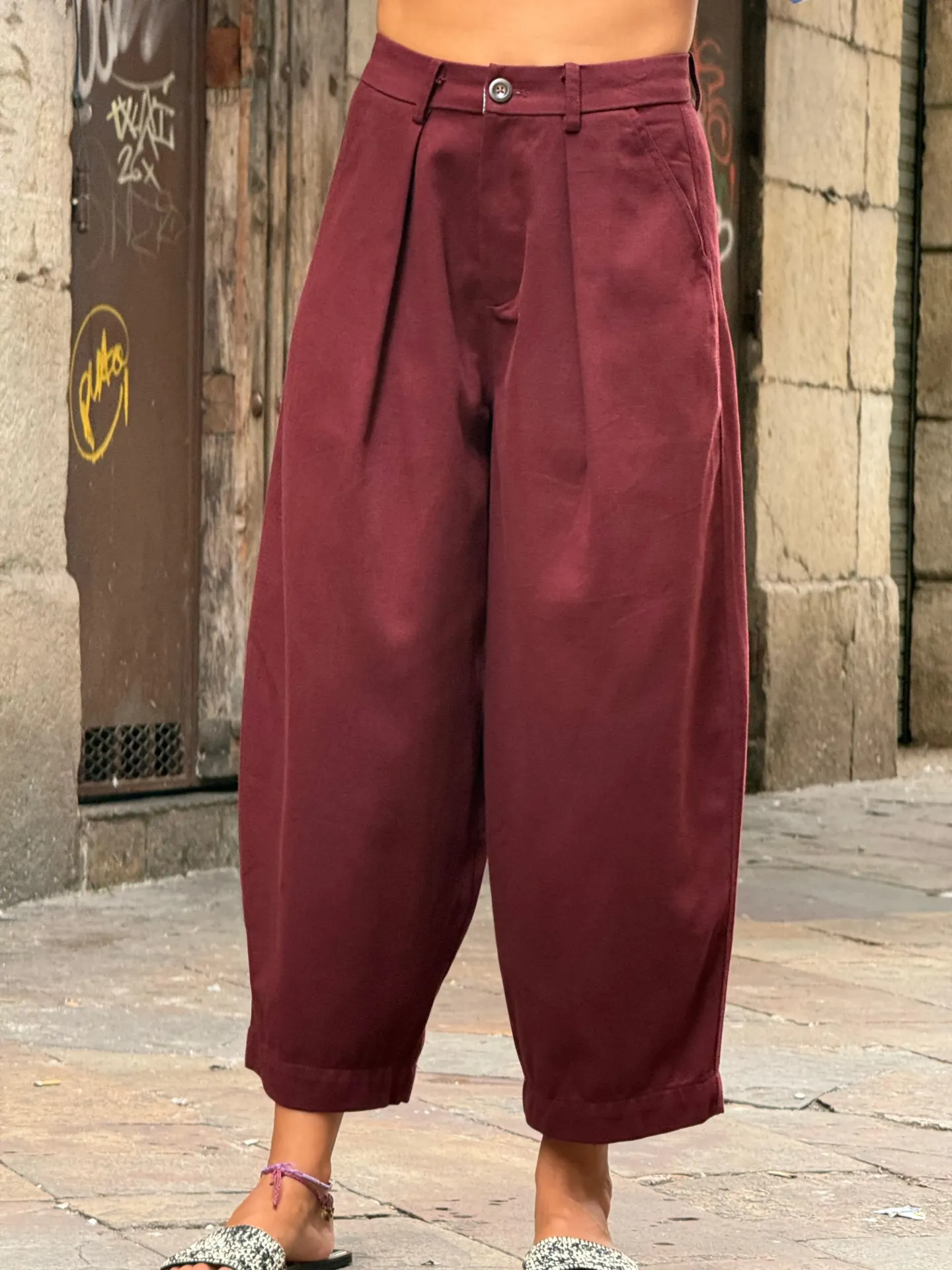 Pantalón Turi Granate