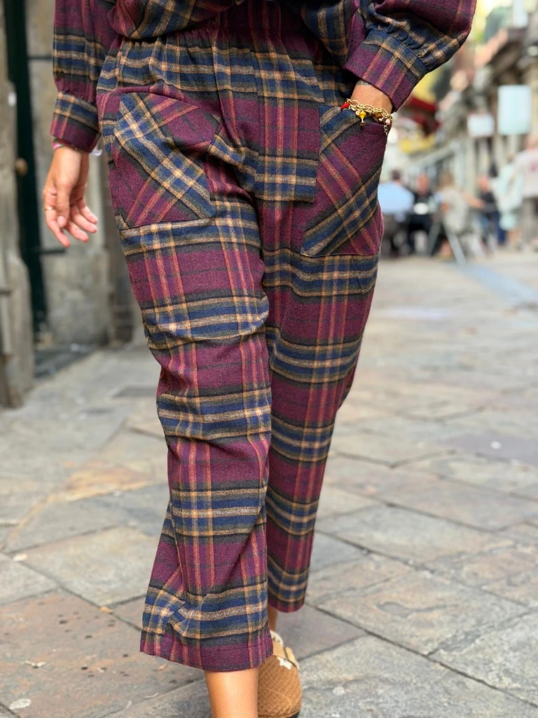 [59C7-95003604A-M150-GRANATE] Pantalón Regina