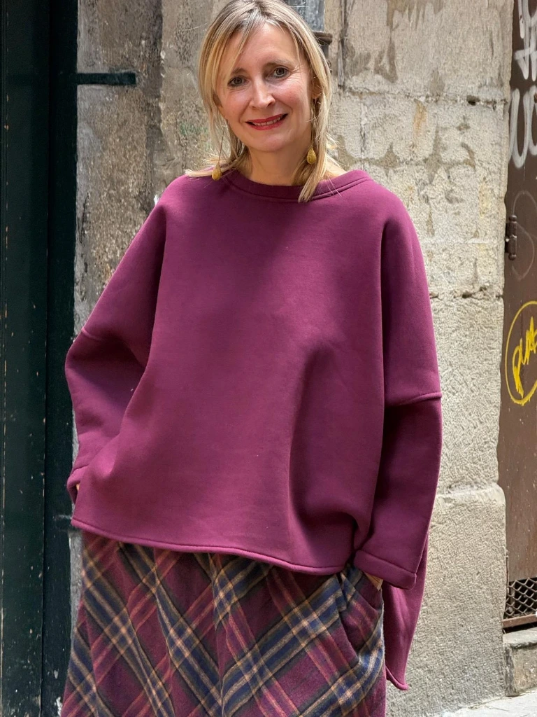 [59C-96119-MORADO] Sudadera Hambur